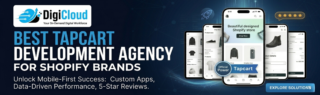 Tapcart Development Agency for Shopify
