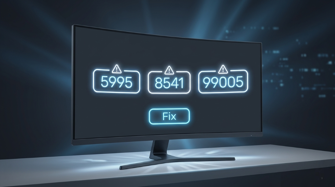 Amazon GPSR error codes 5995 8541 99005 fix guide
