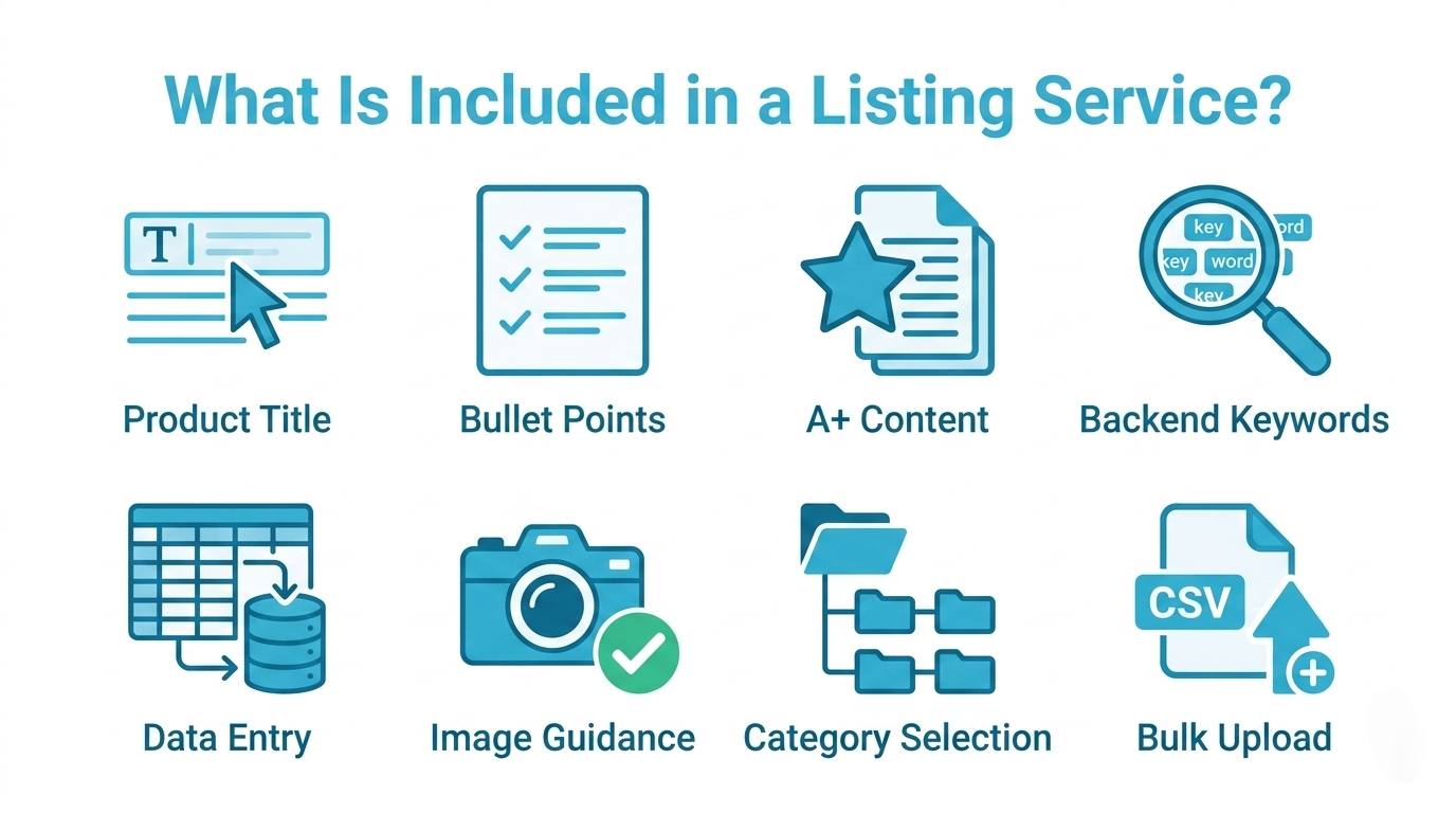 What Is Included in an Amazon Product Listing Service — DigiCloud