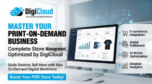 POD store management service banner — DigiCloud