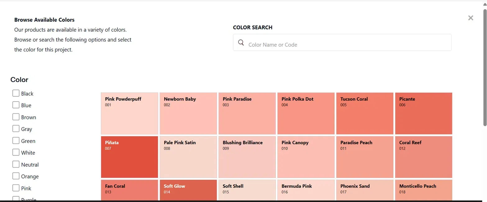 Shopify custom product configurator for Marketplace Paints showing sheen and size selectors built by DigiCloud